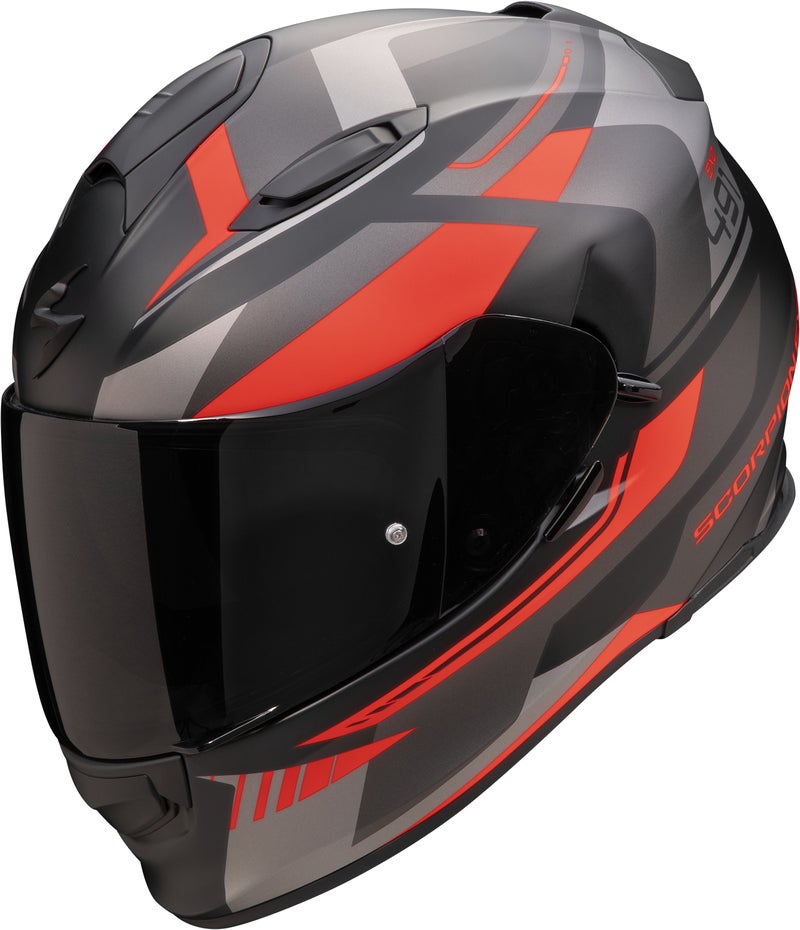 EXO-491 ABILIS Matt Black-Silver-Red L